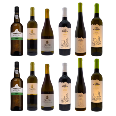 Selection of premium Portuguese white wines